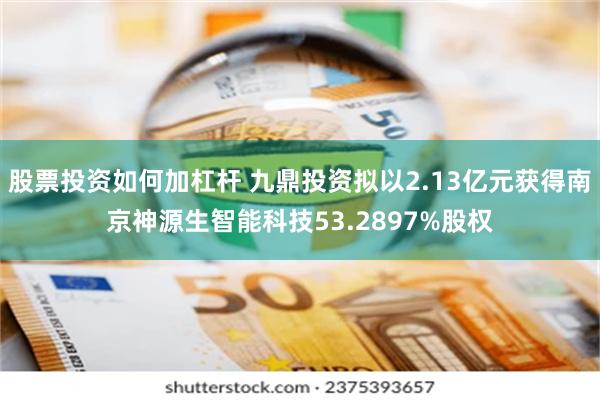 股票投资如何加杠杆 九鼎投资拟以2.13亿元获得南京神源生智能科技53.2897%股权